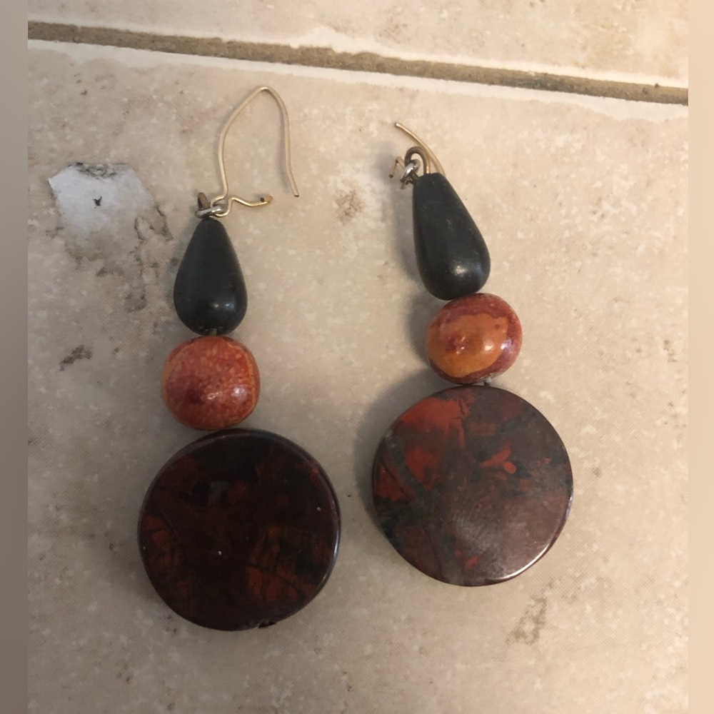 Handmade Stone Earrings - 927 $25 or $20 w/offer